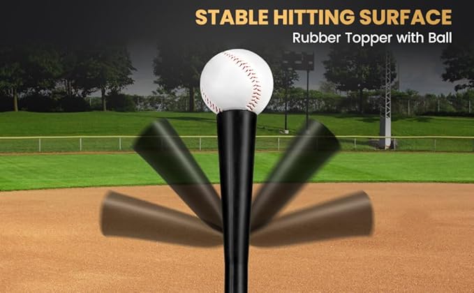 T-Ball Set with Baseball for Adults and Kids 3-5 Softball Tees for Hitting T Ball Batting Tee Teeball Tee Batting Tees for Softball Batting Tees for Softball Tee Ball Set