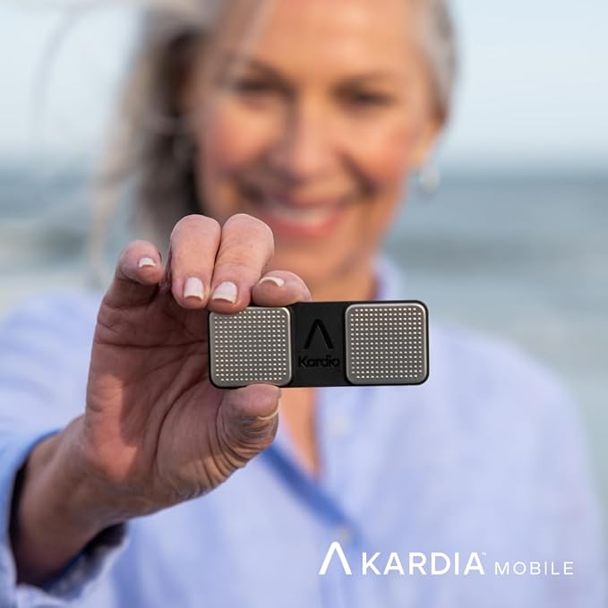 KardiaMobile 1-Lead Personal EKG Monitor – Record at Home – Detects AFib & Irregular Arrhythmias – Easy Results in 30 Seconds – Works w/Most Smartphones