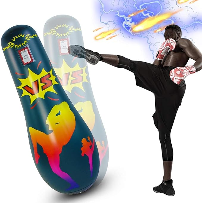 Toddler Punching Bag for Kids Boxing Dummy Inflatable Bopper Cool Fun Toys for Boys Sports Gifts Outdoor for Kids