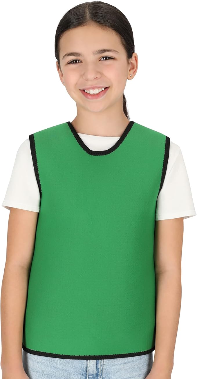 Special Supplies Sensory Compression Vest Deep Pressure Comfort (Green, Meduim)