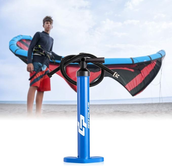 Goplus Double Action Hand Pump with Pressure Gauge for Inflatable Boat SUP