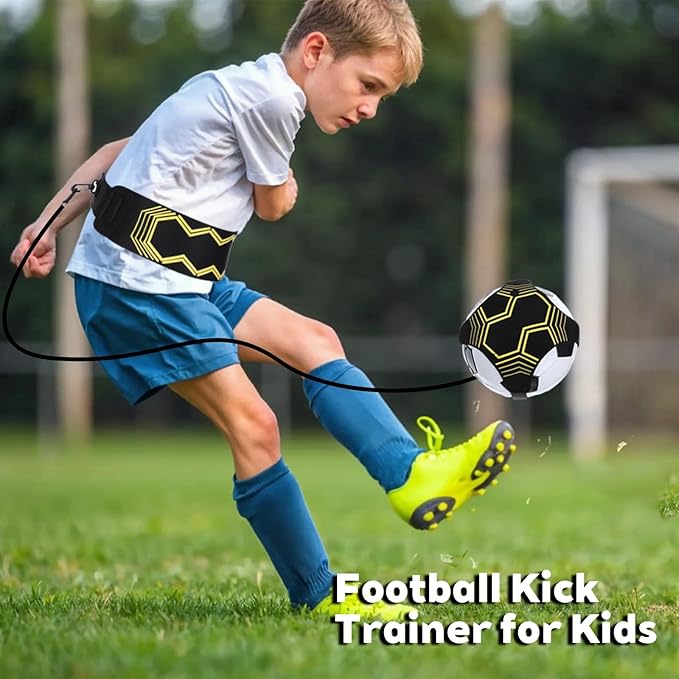 Pro Agility Ladder Soccer Kick Trainer Set 20ft 12 Rung 10 Cones and 4 Stakes Speed Agility Football Training Equipment with Carrying Bag 