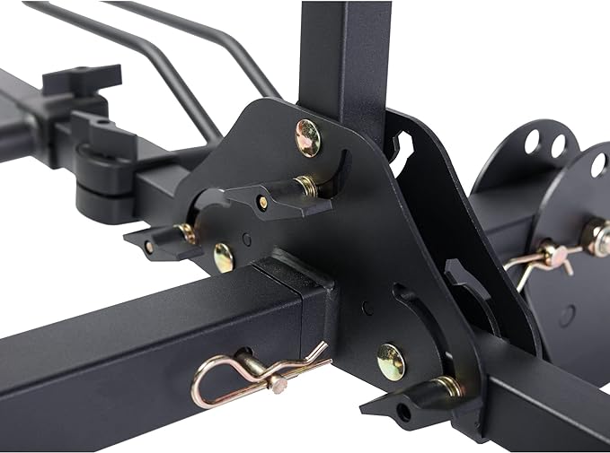 Young 4-Bike Rack Hitch Mount Platform Style Carrier for Cars Trucks SUVs Minivans with 2" Hitch Receiver, 4 Bikes X 40 lbs (160 lbs Total) Load Capacity