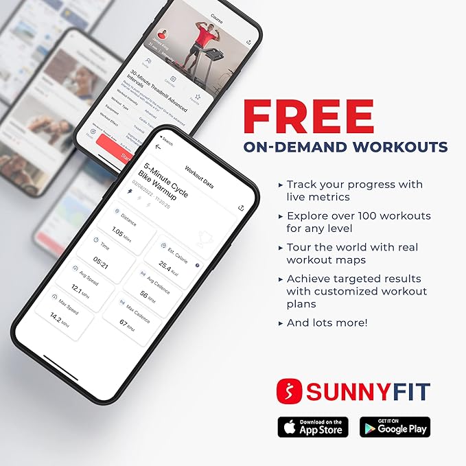 Sunny Health & Fitness Programmable 16 Electro-Magnetic Elliptical Cross Trainer Exercise Machine, Full-Body Cardio Equipment w/ 24 Pre-Built Workouts, 330LB Capacity,Optional Free SunnyFit App Link