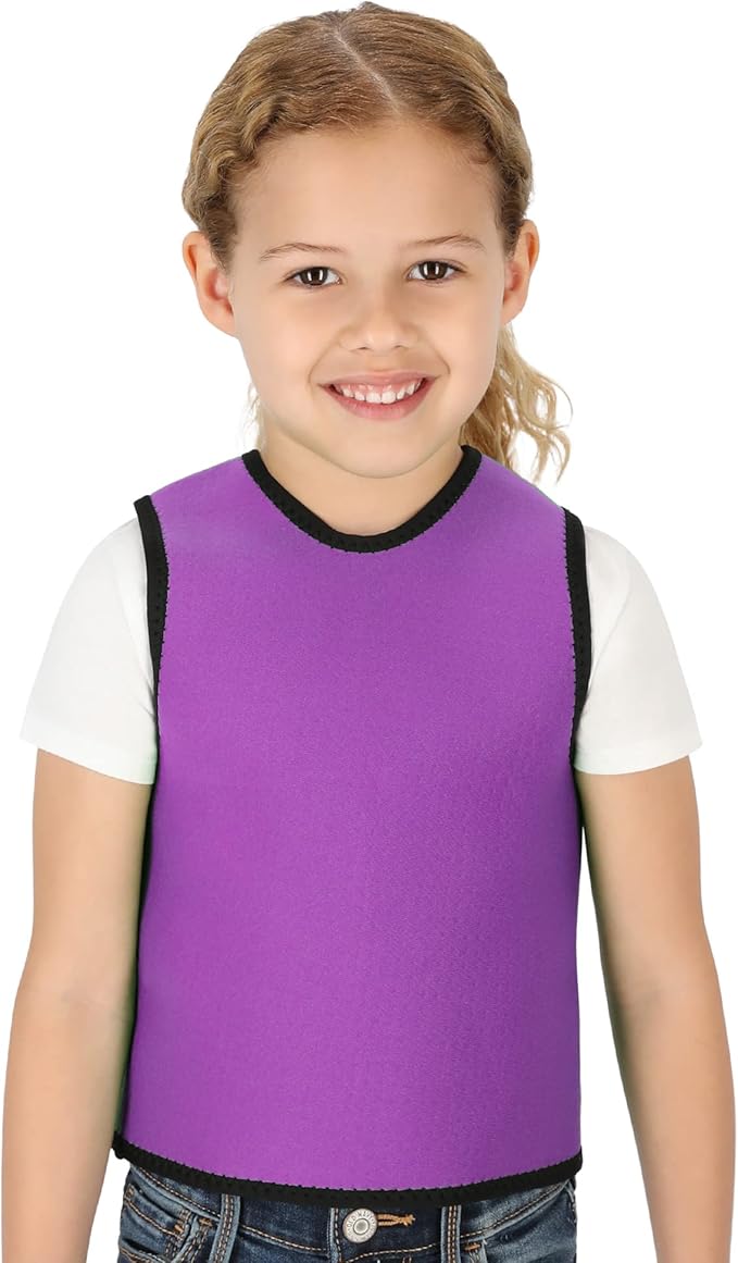 Special Supplies Sensory Compression Vest Deep Pressure Comfort (Purple, X-Small)