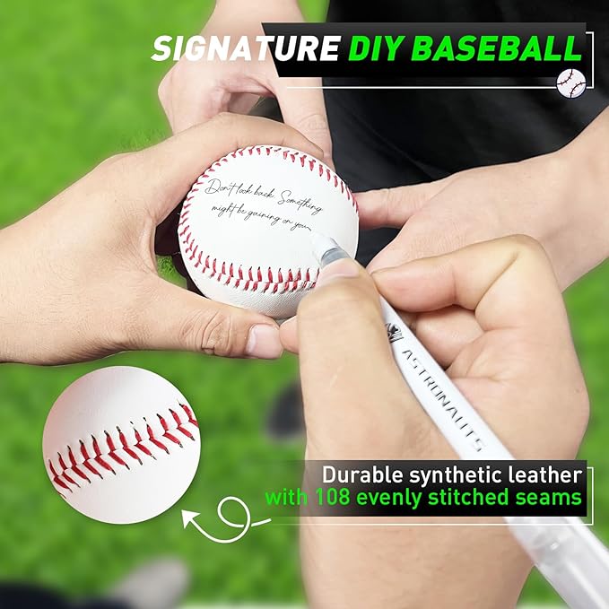 Gracfulcub Baseball Ball, Official Game Baseballs for Youth and Adult Baseball Players Training, Official Size and Weight Suitable for Batting Fielding Hitting Pitching Practice