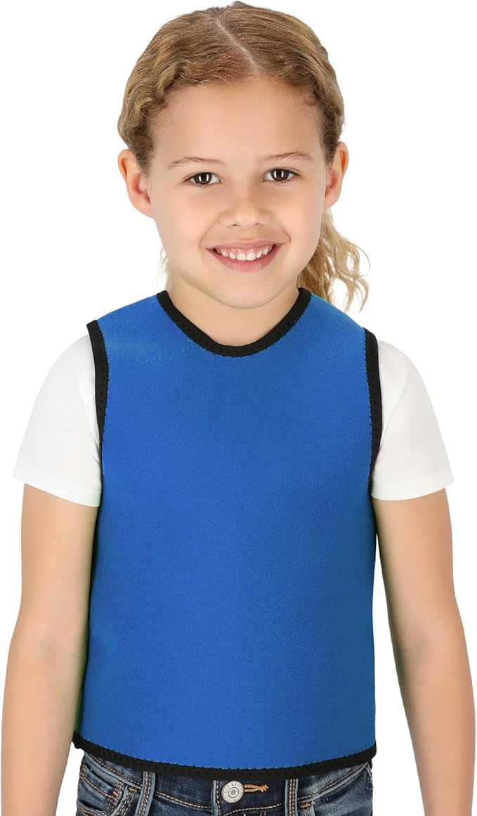 Special Supplies Sensory Compression Vest Deep Pressure Comfort (Blue, X-Small)