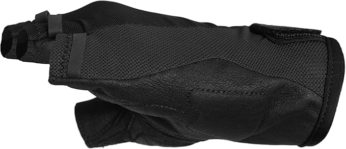 Superset Leather Workout Gloves for Weight-Lifting (Padded) Perfect for Gym Training (Breathable) Black /Size : 7 Mens XS Womens M