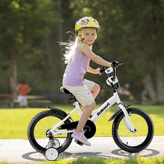 Kids Bike 14 16 18 Inch Bicycle for 3-9 Years Boys Girls Bike,Children's Bicycle with Bell Training Wheels, Multiple Colors