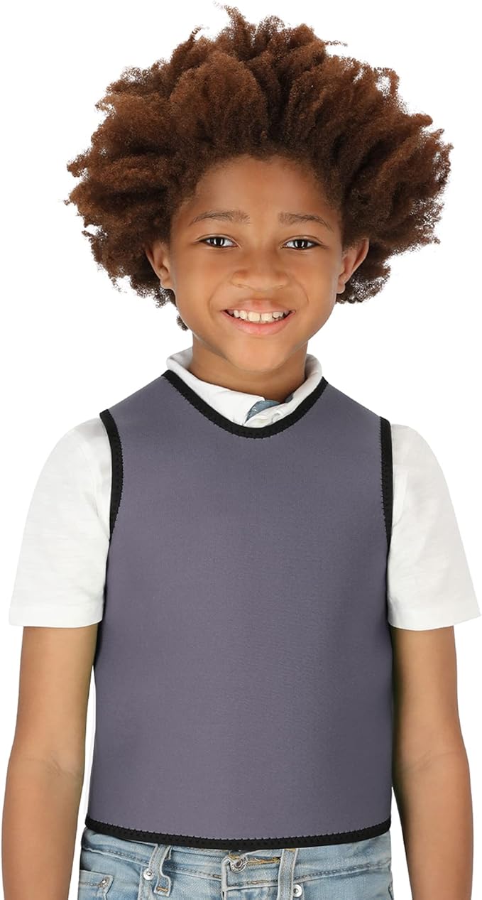 Special Supplies Sensory Compression Vest Deep Pressure Comfort (Grey, Small)