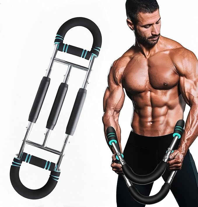Twister Arm Trainer for Men & Women -【5.0 Upgrade】 30-270lbs Adjustable Chest Workout Equipment,Portable Home Gym Strength Training for Arms, Shoulder & Upper Body Muscle Building