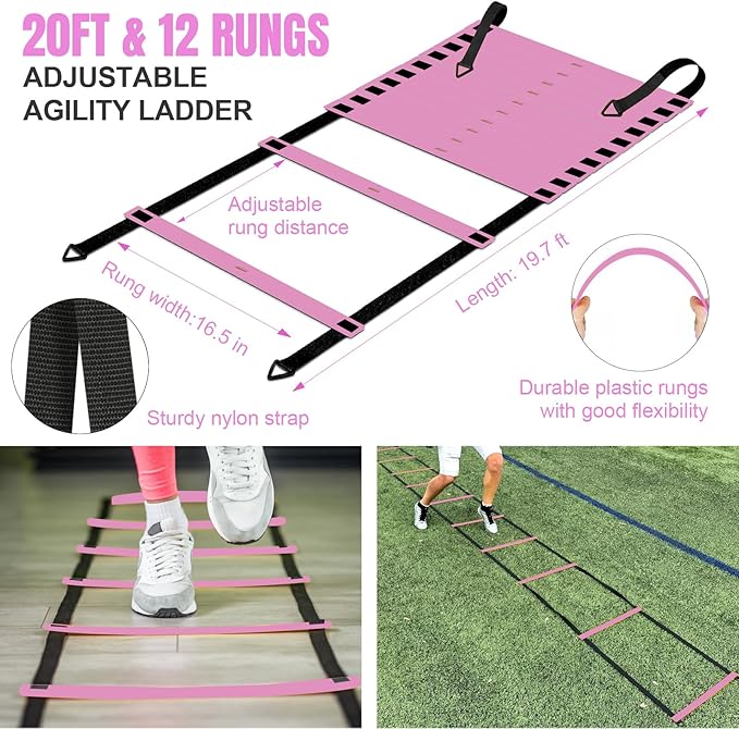 Kids Soccer Goals for Backyard Set, Portable Toddler Soccer Goal 2 of 6x4 ft, 4x3 ft, 7x5 ft, Soccer Training Equipment, Pop Up Soccer Net Kit with Size 4 Soccer Ball, Outdoor Sports Play, Youth Game