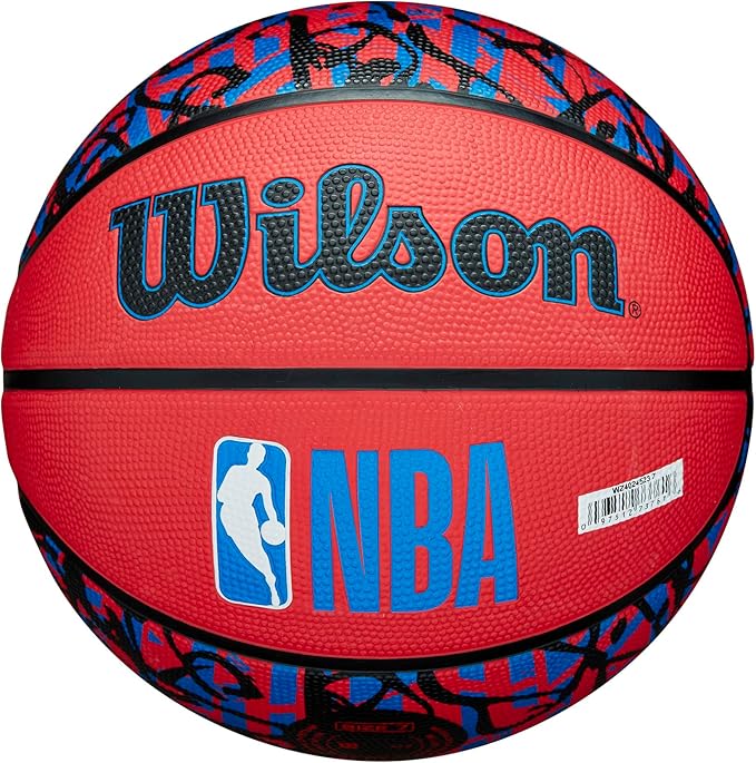 WILSON NBA Team Graffiti Basketballs - Size 7-29.5"