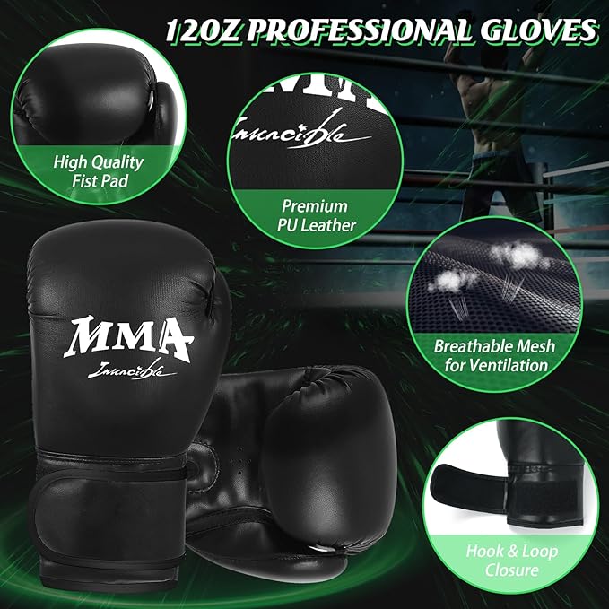 Heavy Punching Bag with Stand Adults Teens, 70" Freestanding Punching Bag with Boxing Gloves and Electric Air Pump, Women Men Standing Inflatable Boxing Bag for Training MMA Thai Fitness