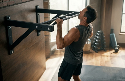 Build Strength With a Wall Pull-Up Bar