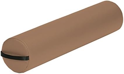 Earthlite Bolster Pillow Full Round – Durable Massage Bolster, 100% PU Upholstery incl. Strap Handle/Professional Quality for Massage Table/Back Pain Relief