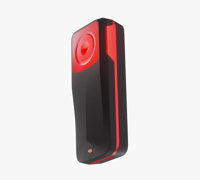 RAVEMEN NT201 Bike Radar Tail Light, 80-Lumen Bright Wide-Angle Bicycle Rear Light with Visual & Audible Alert, Auto Brake Flash, ANT+ Compatible, Power Level Check for Night Urban City Riding