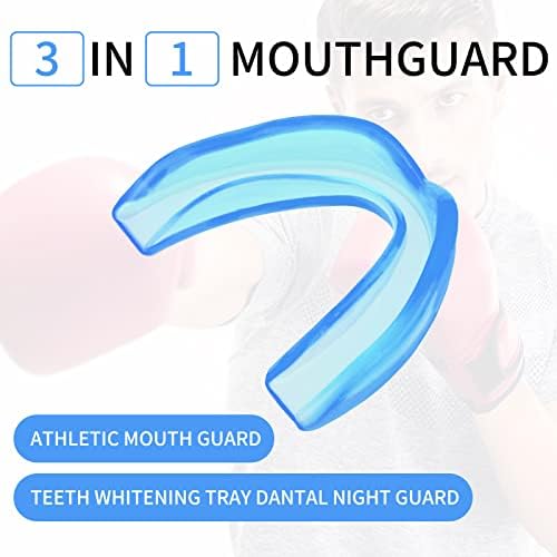 Kathfly 50 Pcs Football Mouth Guards Bulk Sports Mouth Pieces Protection Silicone Athletic Braces Football Accessories Teeth Armor Adult Teenager Teeth Armor for Boxing Basketball Hockey
