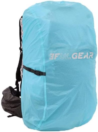 3F 20-85L backpack rain cover, waterproof, dustproof, wear-resistant, tear resistant outdoor hiking backpack cover (blue-M)