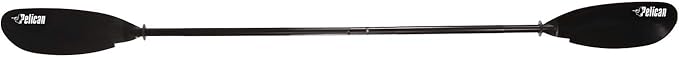 Pelican - Poseidon Paddle - Aluminum Shaft with Reinforced Fiberglass Blades - Lightweight, Adjustable Kayaks Paddles - Perfect for Kayaking Boating