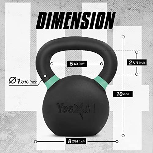Yes4All Cast Iron Kettlebell