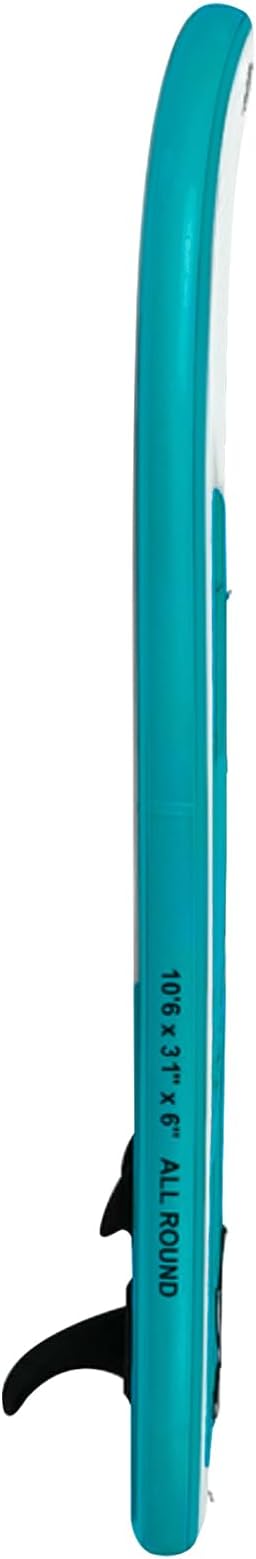Abahub Inflatable SUP, Wide 10'6" x 31"/34" x 10'6" iSUP, Blue Standup Paddleboard with Adjustable SUP Kayak Paddle, for Yoga, Paddle Board, Kayaking, Surf, Canoe, Fishing