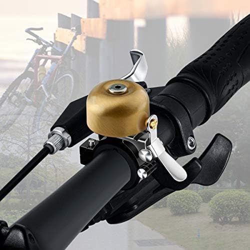 Greallthy Bike Bell Classic Brass Bicycle Bell,Bike Bells for Adults Kids,Loud Sound Bells Fit for 0.87-1.25in/22.2-31.8mm Bicycle Handlebars,Road Mountain Bike Accessories.