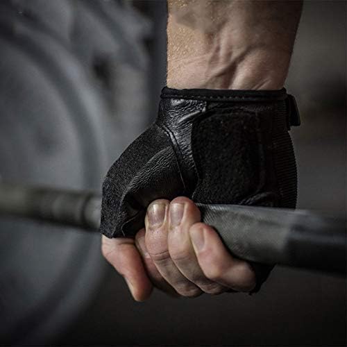 Workout Gloves for Men Ventilated Leather Weightlifting Gloves, Double-Layer Anti-Slip Palm with Foam Padding for Superior Grip and Hand ProtectionSize : X-Large