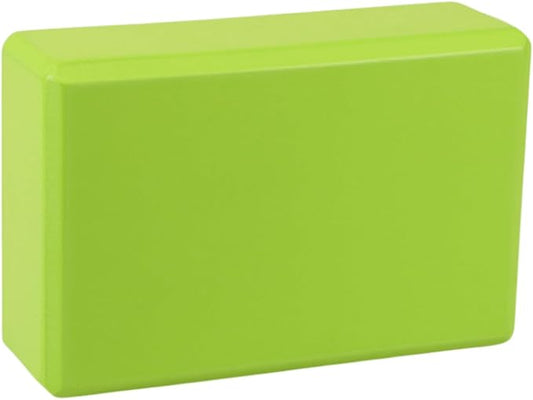 Yoga Block - Unsupported Latex Eva foam - Soft non slip surface with bevel for yoga, pilates, meditation - Yoga accessories for stability, balance and deep stretching