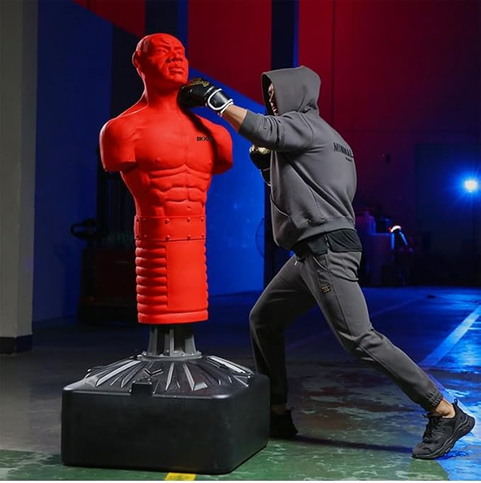 Bob Punching Dummy,Precision Strike,Durable Silicone Punching Bag with Large Base for Adult Child，Home Office Gymgym, Taekwond，Warm Up