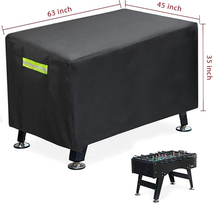 WB WEIRDBEAST Foosball Table Cover Soccer Table Cover Waterproof All Protection Outdoor/Indoor UV Resistant