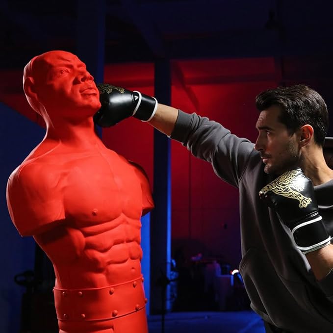 Bob Punching Dummy,Precision Strike,Durable Silicone Punching Bag with Large Base for Adult Child，Home Office Gymgym, Taekwond，Warm Up