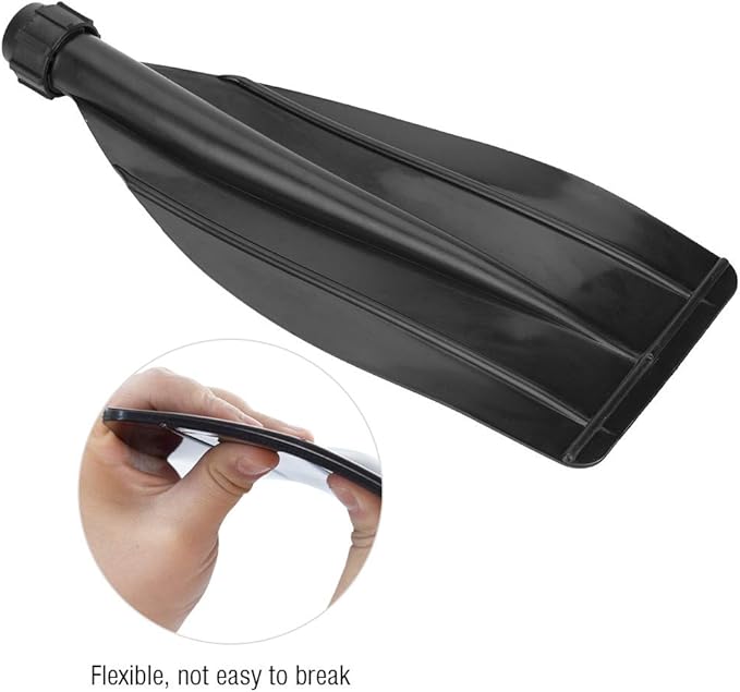 Tbest Canoe Paddle Replacement Blade,Kayak Paddle Replacement Blade,Kayak Paddle Blade,1 Pair Kayak Canoe Boat Paddle Leaf Oar Replacement Accessories Black