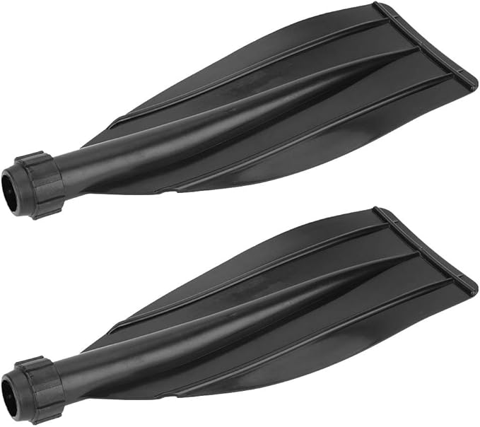 VBESTLIFE Paddle Blade, 1 Pair Kayak Canoe Paddle Blade Leaf Oar Replacement Part Kayak Accessories Black Kayak Paddle Replacement Blade
