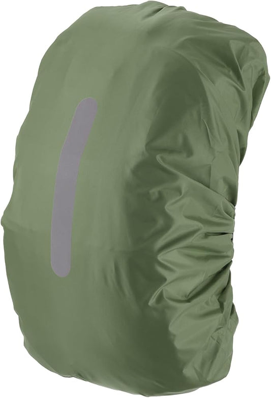 Waterproof Backpack Rain Cover Waterproof Backpack Cover, Bag Rain Cover with A Vertical Reflective Strap for Hiking/Biking/Camping/Outdoor Traveling
