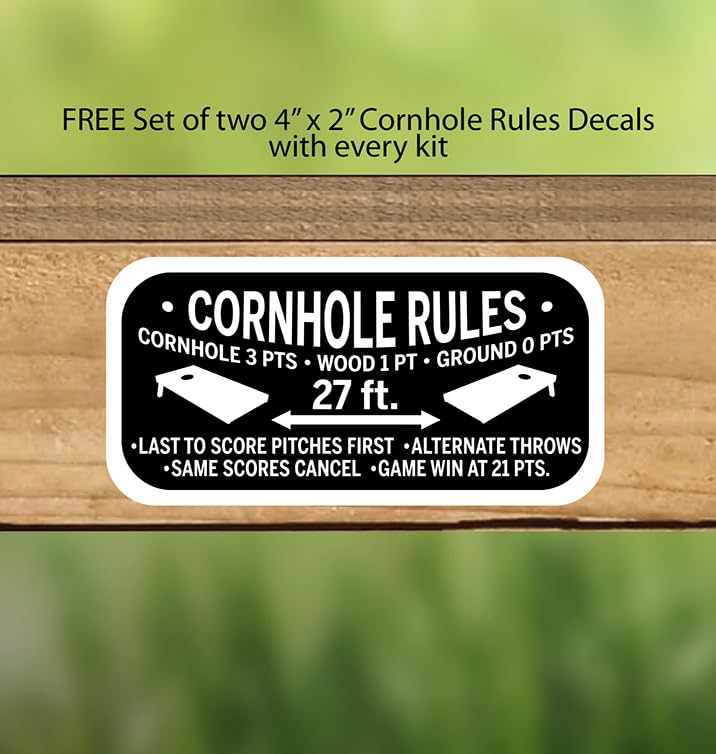 Cornhole Board Wraps #101 - Mr. and Mrs. Black and White Wedding Cornhole Wraps - Cornhole Graphic Decals - Includes Application Squeegee - Set of (2) 25" x 49" Wraps with Gloss Laminate