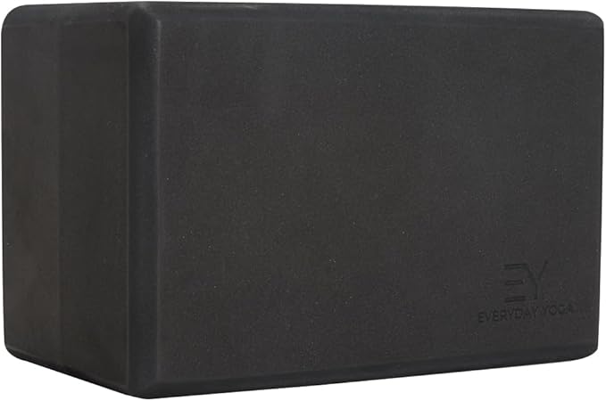 𝗘𝘃𝗲𝗿𝘆𝗱𝗮𝘆 𝗬𝗼𝗴𝗮 Foam Block with Soft Non-Slip Surface for Stability, Balance, and Deepen Stretches - Ideal for Yoga, Pilates, and Meditation Accessories (Sold Singular)