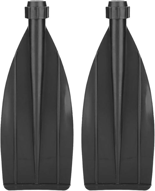 Tbest Canoe Paddle Replacement Blade,Kayak Paddle Replacement Blade,Kayak Paddle Blade,1 Pair Kayak Canoe Boat Paddle Leaf Oar Replacement Accessories Black