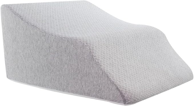 Lounge Doctor Elevating Leg Rest Wedge Pillow, Light Blue, Small