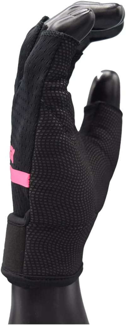 MRX Weight Lifting Gloves for Women Breathable Workout Gloves Anti Slip Padded Shock-Absorbing Extra Grip Palm Protection Half Finger Exercise Gloves for Gym, Cycling, Training, Weightlifting
