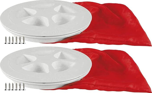SEAFLO Deck Plate Hatch for Marine Boat Kayak Choose Size, Color and Storage Bag