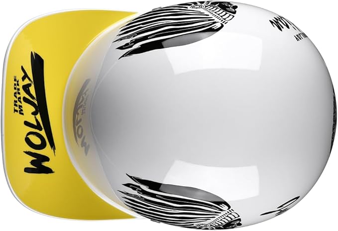 Vintage Retro Open Face Motorcycle Helmet Baseball Cap Half Helmets with pull-down Lens for Men Women Moped Cap Jet Scooter Street Cruiser - DOT Certified (Indian-White,X-Large)