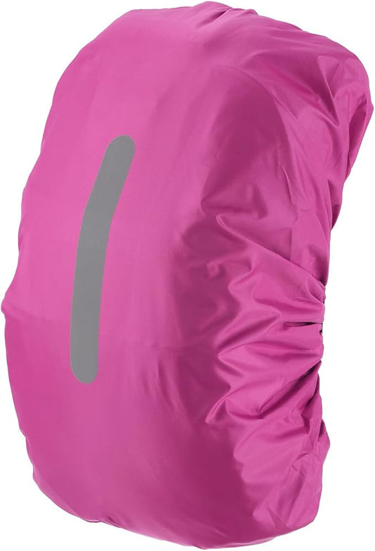 Waterproof Backpack Rain Cover Waterproof Backpack Cover, Bag Rain Cover with A Vertical Reflective Strap for Hiking/Biking/Camping/Outdoor Traveling