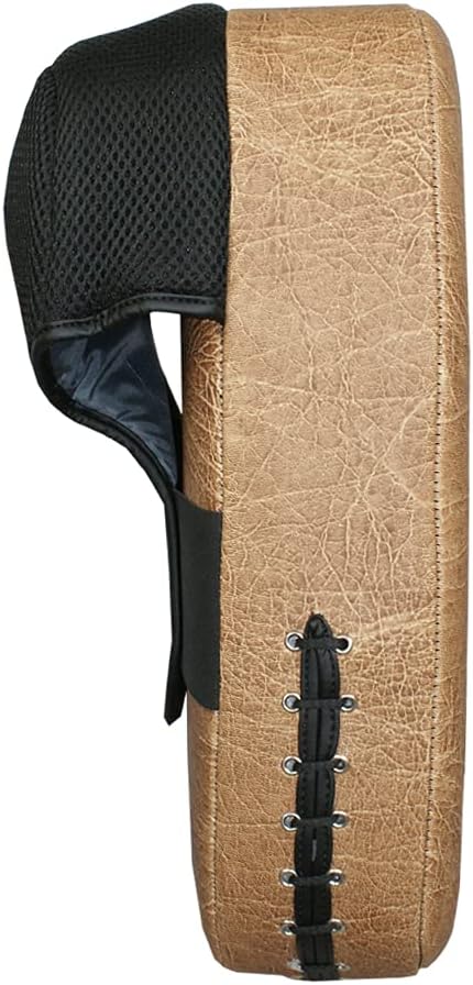 Muay Thai Kick Pads – Durable Kickboxing Strike Shield for MMA, Karate & Boxing | Multi-Layer Foam Padding, Adjustable Straps | Sold as Single Pad or Pair