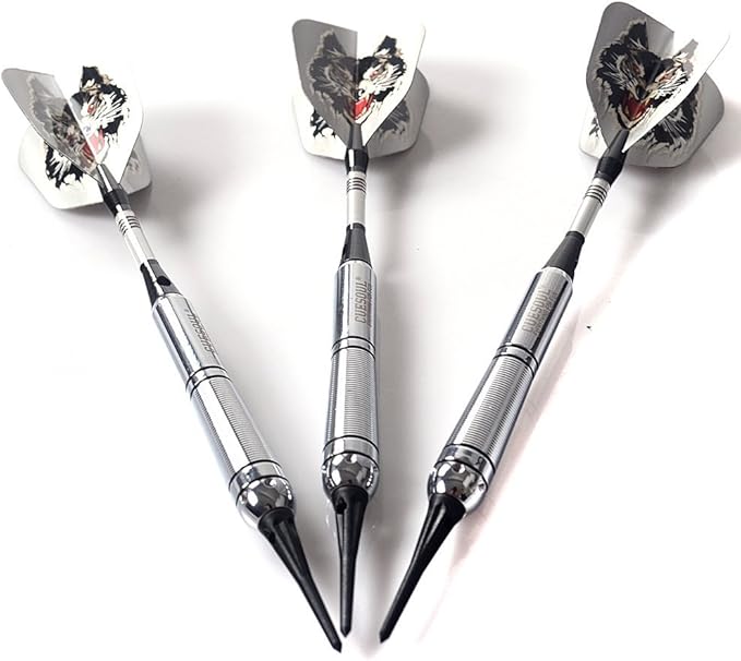 CUESOUL Soft Tip Darts Set Plastic Tip with Dart Case