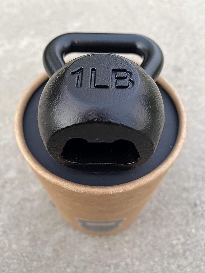 Kettlebell Bottle Opener - Cast Iron with Enamel Coating - Unique and Functional for Gym Buffs and Fitness Enthusiasts