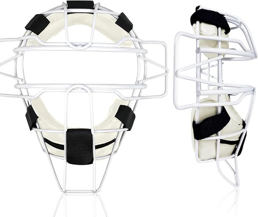 Baseball Catcher Mask Umpire Mask,Full-Face Protection Mask for Baseball,Lightweight Secure Fit Provides Maximum Protection and Comfort – Does Not Obstruct View