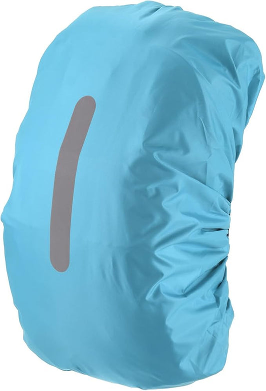 Waterproof Backpack Rain Cover Waterproof Backpack Cover, Bag Rain Cover with A Vertical Reflective Strap for Hiking/Biking/Camping/Outdoor Traveling