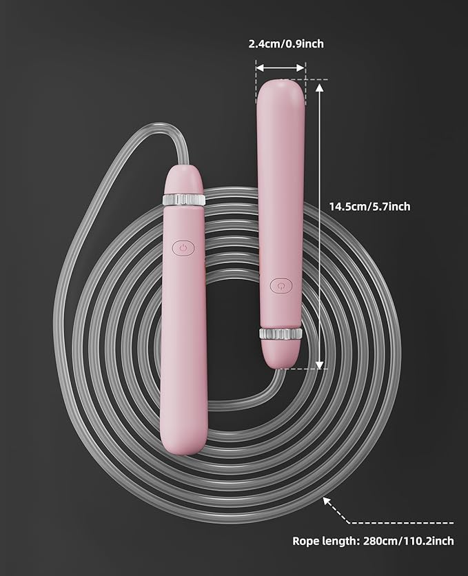 LED Light Up Jump Rope for Kids and Adult, Adjustable Glowing Skipping Rope for Boys and Girls, Colorful Luminous Jumping Rope for Fitness and Workout