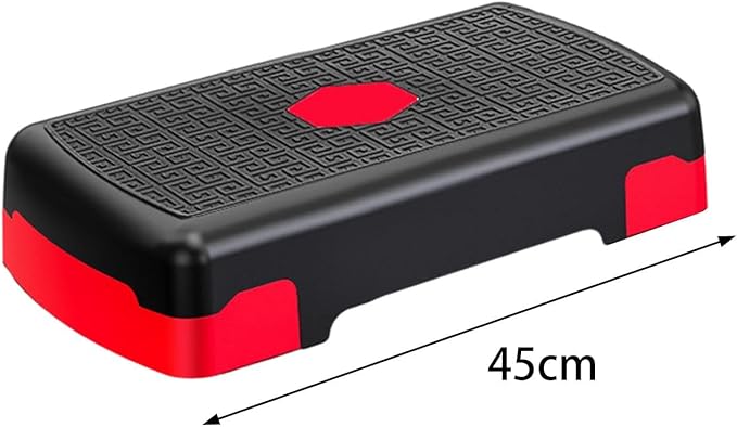 Aerobic Stepper Exercise Step Adjustable 200kg Load Bearing Multifunctional, Core Cardio Strength Stability Stable
